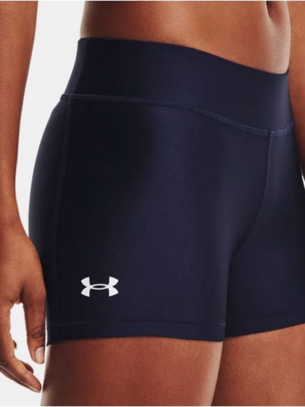 Under Armour Navy Blue Performance Compression Shorts Size Small
